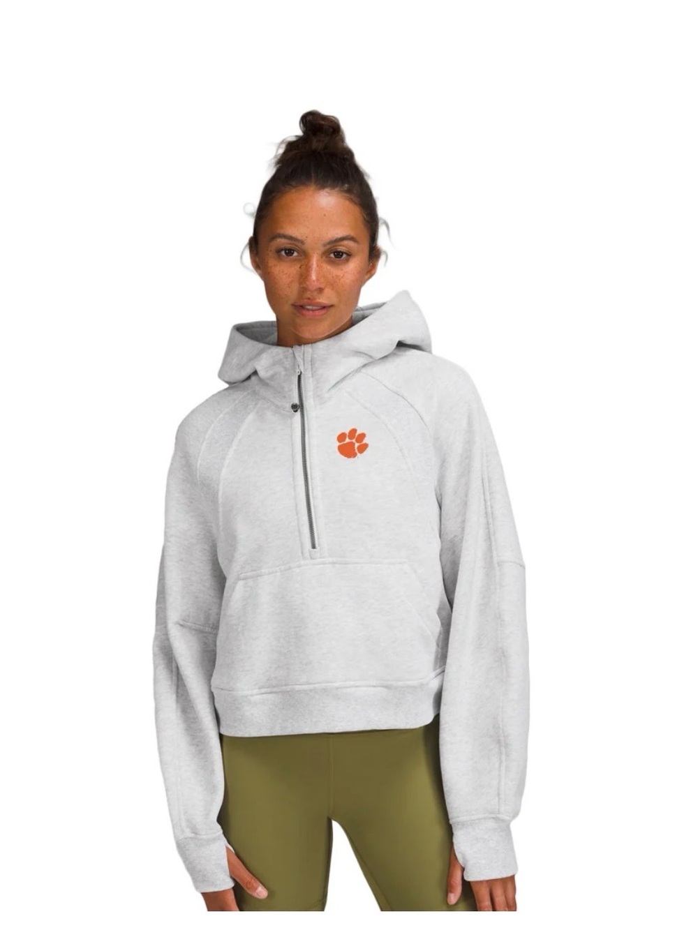 Clemson Lululemon Women's Scuba Oversized Half-Zip Hoodie- Size M